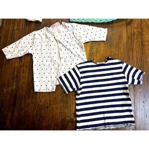 Set of Two Soft Unisex Newborn Shirt and jacket set - NWOT